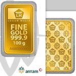 Hari Ini, Harga 1 Gram Emas Antam Anjlok Rp 10.000