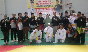 Ratusan Pelajar Luwu Utara Ikuti Kejuaraan Pencak Silat Bupati Cup 1 2023