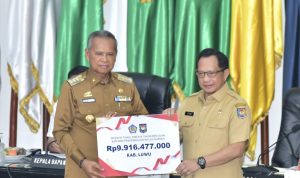 Kendalikan Inflasi Bupati Luwu Dapat Penghargaan Dari Kemenkue RI