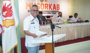 Bupati Lutim Ungkap Komitmen Pemerintah Tingkatkan Infrastruktur Olahraga