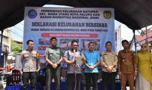 Deklarasi Bersih Narkoba, Upaya Kelurahan Batupasi Dalam Berantas Narkoba