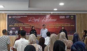 KPU Palopo Gelar Rakor Progres Penyusunan DPTb dan Titik Koordinat TPS