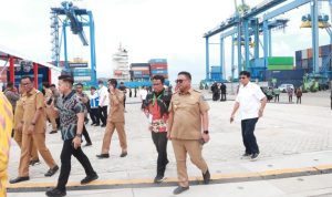 Diresmikan Jokowi, Pj Wali Kota Palopo Hadiri Persemian Makassar New Port
