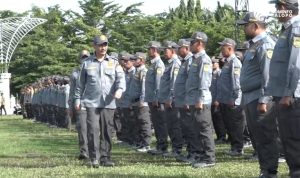 Tinggal Sepekan, Sekda Palopo Pimpin Upacara Siaga Pemilu