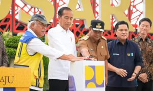 Presiden Jokowi Resmikan IPAL Losari Makassar