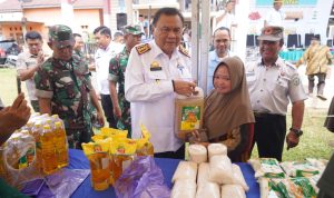 Serentak, Pemkab Luwu Gelar Gerakan Pangan Murah di Kelurahan Lindajang