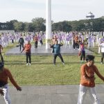 Semarakkan Hardiknas,Pemkab Luwu Gelar Senam dan Jalan Sehat 