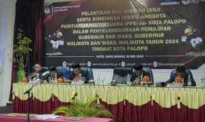 Pelantikan 144 PPS, Kaban Kesbanpol Palopo Drs Hasta Harap Para PPS Jaga Integritas