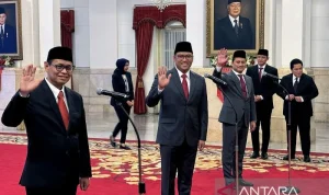 Presiden Jokowi Melantik Tiga Wakil Menteri Baru di Istana Negara