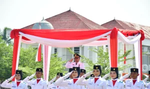 Pj Wali Kota Palopo Pimpin Upacara Peringatan HUT Ke-79 RI di Lapangan Pancasila