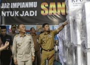 Pjs Walikota Makassar dan Pj Gubernur Sulsel Tinjau Gudang Logistik Pilkada