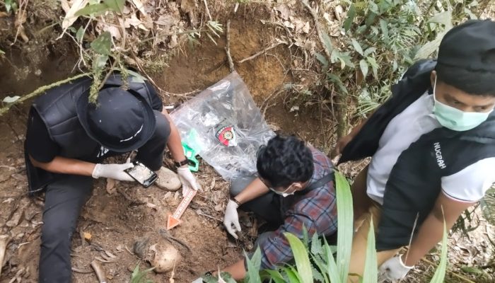Warga Palopo Digegerkan Penemuan Kerangka Manusia di KM 35 Battang Barat