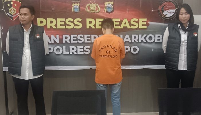 Polres Palopo Ungkap Kasus Peredaran Narkotika, Tangkap Pelaku dengan 352 Gram Sabu