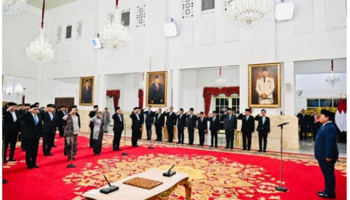 Presiden Prabowo Subianto Lantik 31 Duta Besar LBBP RI