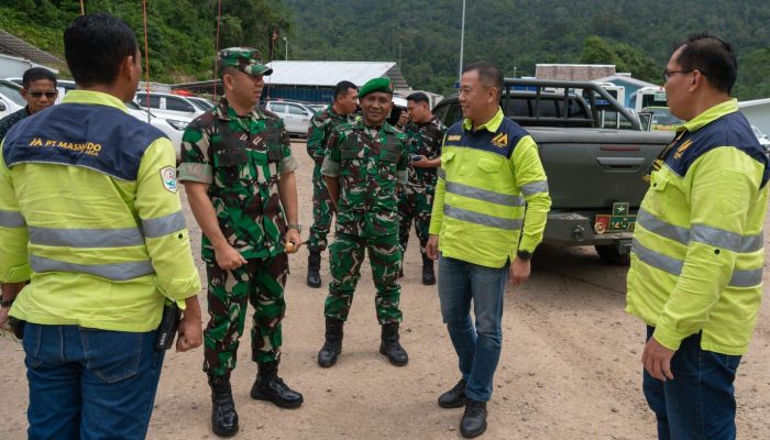 Danrem 141/TP Kunjungi Proyek Tambang MDA di Pegunungan Luwu