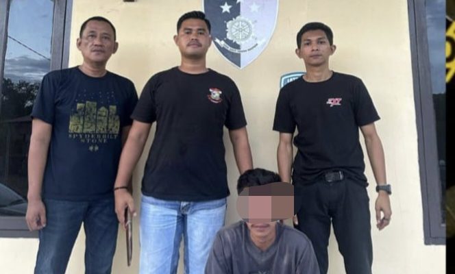 Polisi di Luwu Amankan Pria Yang Ngamuk Bawa Parang di Jalan Raya