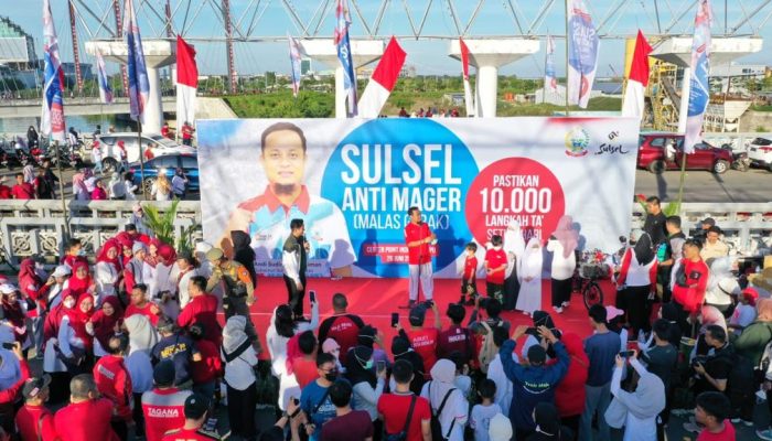 Pemprov Sulsel Gelar “Sulsel Anti Mager”, Sejumlah Ruas Jalan di Makassar Ditutup Sementara