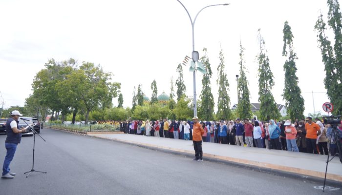 Peringati Hari Lingkungan Hidup, Pemkab Luwu Gaungkan Perang Melawan Sampah Plastik dan Lepas Tim Pengawasan Kurban