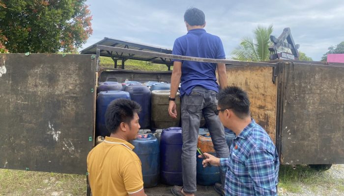 Polres Luwu Timur Amankan 1.782 Liter Solar Ilegal, Hendak Dibawa Ke Kolaka Utara
