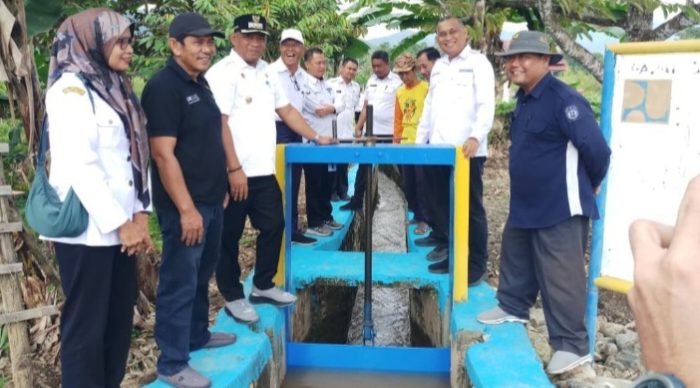 Bupati Luwu Buka Pintu Air Tomatoppe, Selamatkan 1.000 Hektare Sawah dari Ancaman Gagal Tanam
