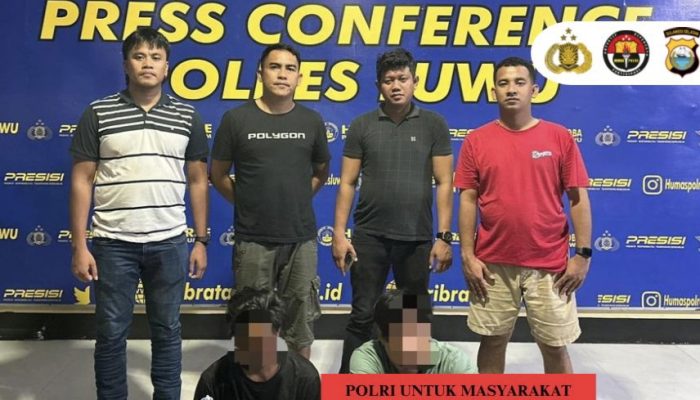 Polres Luwu Tangkap Dua Pengedar Narkoba di Ponrang, 22 Gram Sabu Diamankan