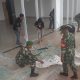 DPRD Palopo, TNI dan Masyarakat Serta Forpa Bersihkan Puing-Puing Kaca dan Batu Pasca Demo