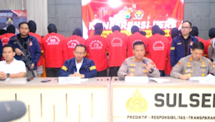 29 Tersangka Kerusuhan dan Pembakaran Kantor DPRD di Makassar Ditangkap Polda Sulsel