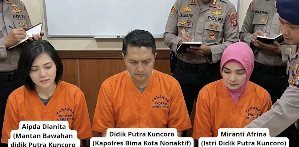 Istri Eks Kapolres Bima Kota dan Aipda Dianita Direhabilitasi Usai Positif Ekstasi
