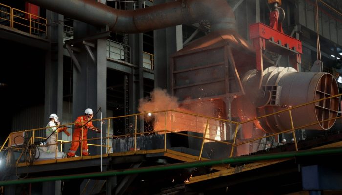 Tapping Perdana Tungku Kedua PT BMS Sukses, Siap Perkuat Hilirisasi Nikel Nasional