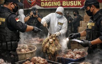 9 Ton Daging Kedaluwarsa Disita Polisi, Nyaris Beredar Jelang Lebaran