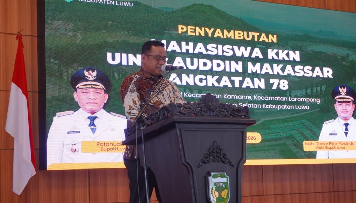 Bupati Luwu Terima 181 Mahasiswa KKN UIN Alauddin Makassar