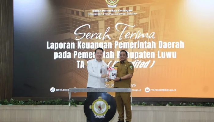 Komitmen Transparansi, Luwu Serahkan LKPD 2025 ke BPK Sulsel