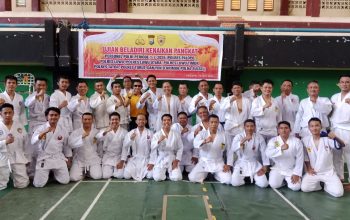 Personel Polres Luwu Timur Ikuti Ujian Bela Diri