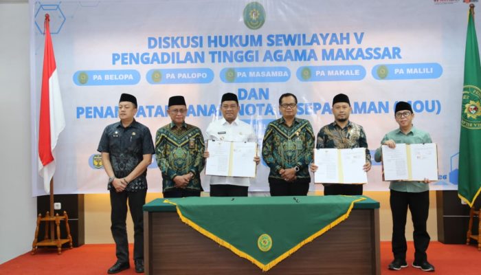 Bupati Luwu Perkuat Sinergi Pelayanan Hukum Bersama PTA Makassar