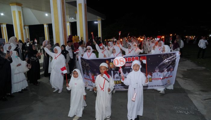 Ribuan Warga Belopa Semarakkan Pawai Obor Sambut 1 Muharram 1448 H
