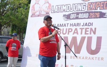 Patahudding Lepas 100 Offroader, HUT ke-67 Luwu Angkat Wisata Alam dan UMKM