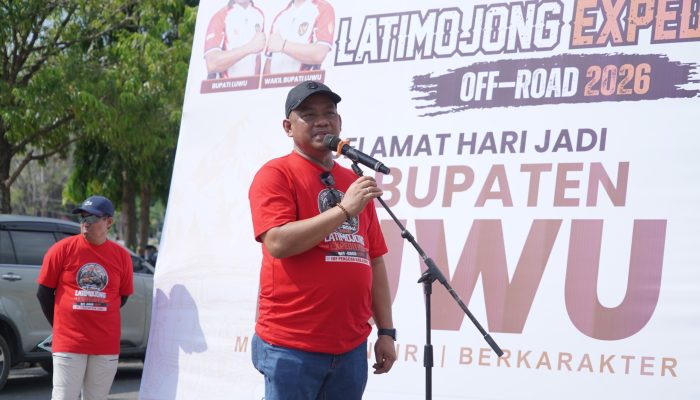 Patahudding Lepas 100 Offroader, HUT ke-67 Luwu Angkat Wisata Alam dan UMKM