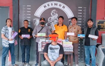 Polisi Amankan 1.207 Bungkus Rokok Ilegal di Luwu Utara