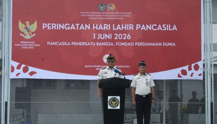 Hari Lahir Pancasila 2026, Lapas Palopo Perkuat Semangat Persatuan dan Toleransi