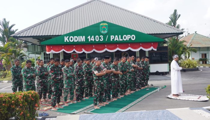 Kemarau Berkepanjangan, Kodim 1403 Palopo Gelar Sholat Istisqa Mohon Hujan
